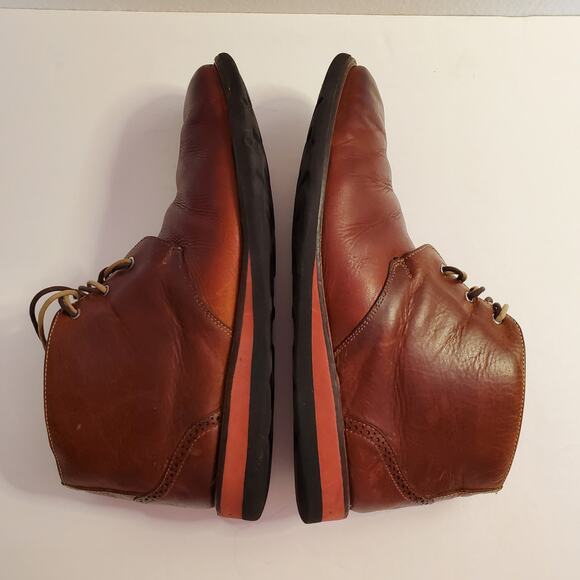 Martin Dingman Chukka Boots Mens 10 Leather Brown Lace Up Casual Brazil main image 6